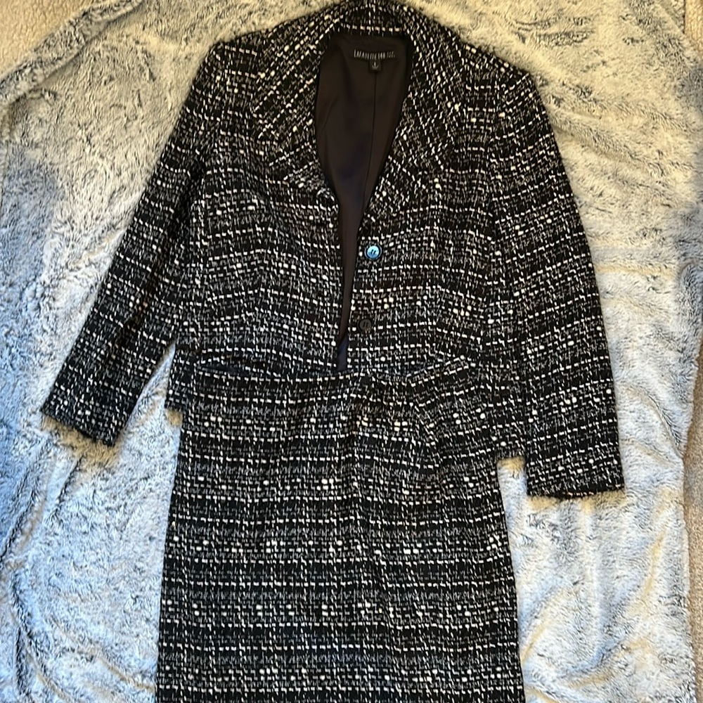 Lafayette 148 suit jacket with matching skirt